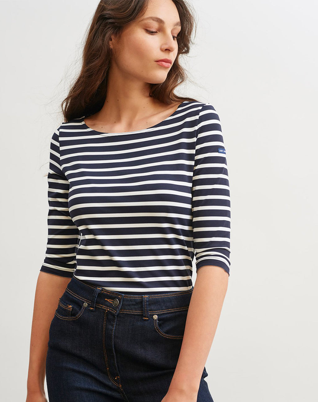 Klassiek Bretons gestreepte anti-UV shirt | Garde-Côte III