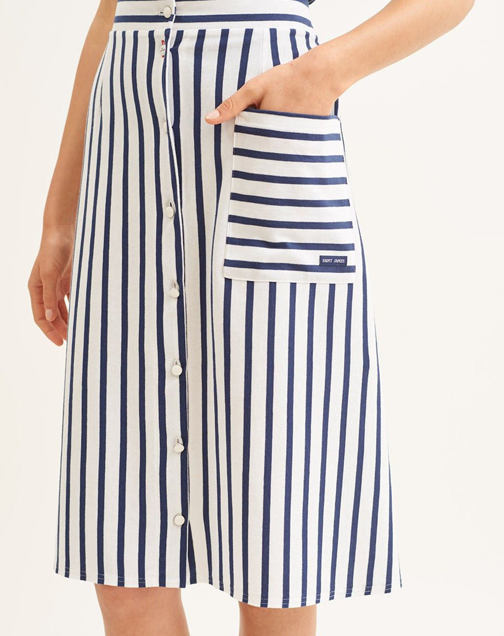 Gestreepte jersey rok | Talence