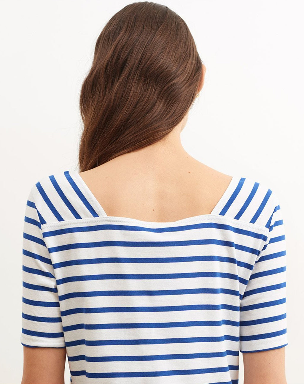 Bretons shirt met vierkante hals | Pléneuf Coton R