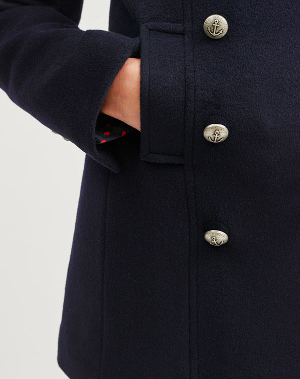 Getailleerde caban met maritieme details | St Briac III