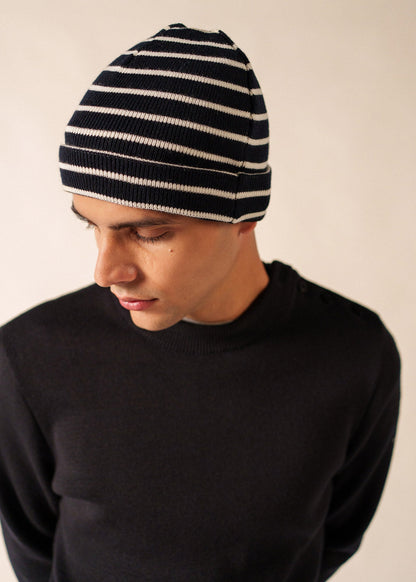 Gestreepte muts in zachte wolmix | Cartier R A