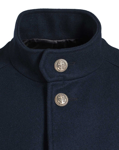 3/4 lange wollen herenmantel | Milan