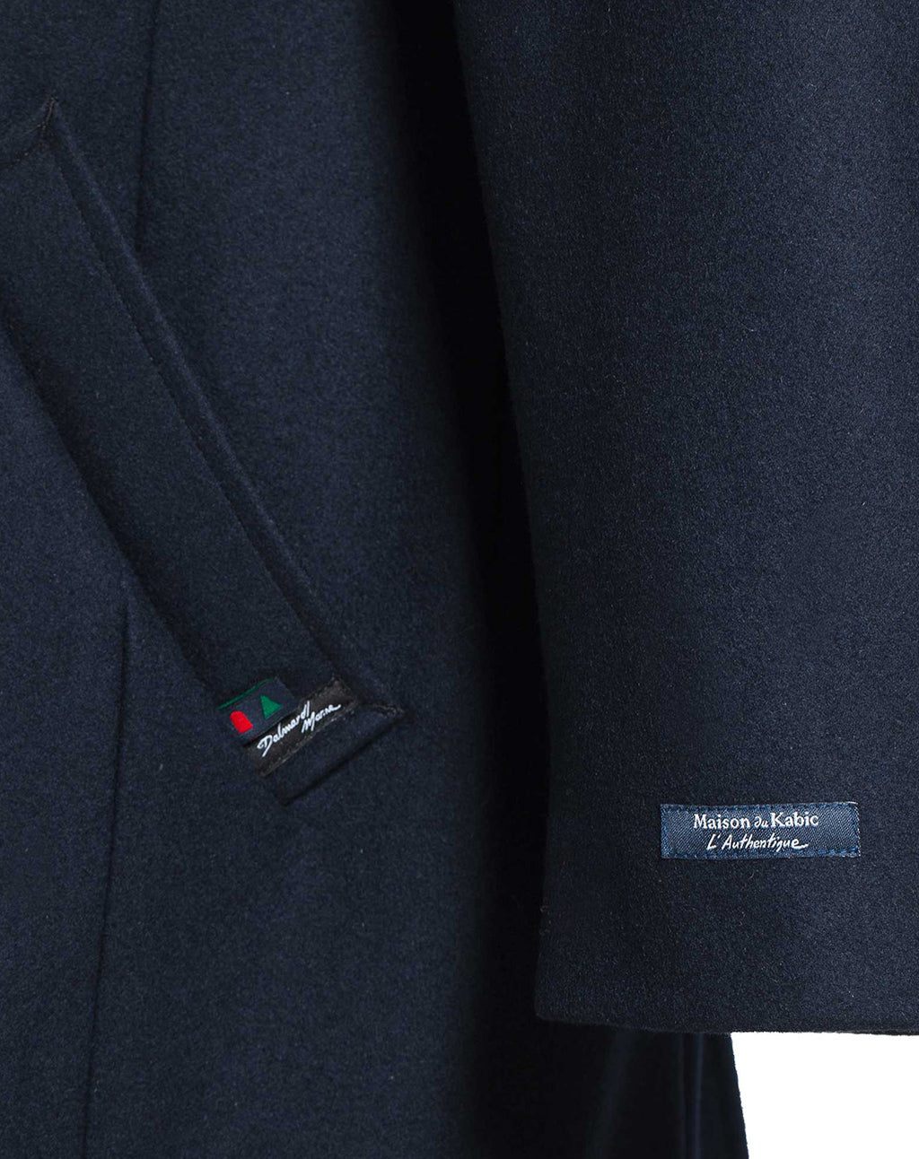 3/4 lange wollen herenmantel | Milan