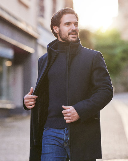 Wollen jas met dubbele sluiting | Calais