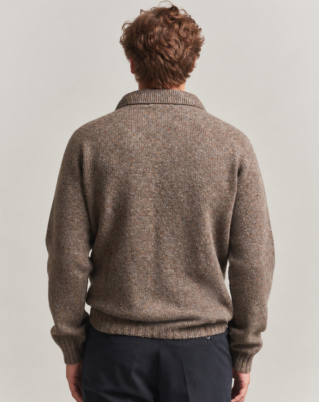 Gebreide Polotrui | Glenugie Nep Sweater Eton