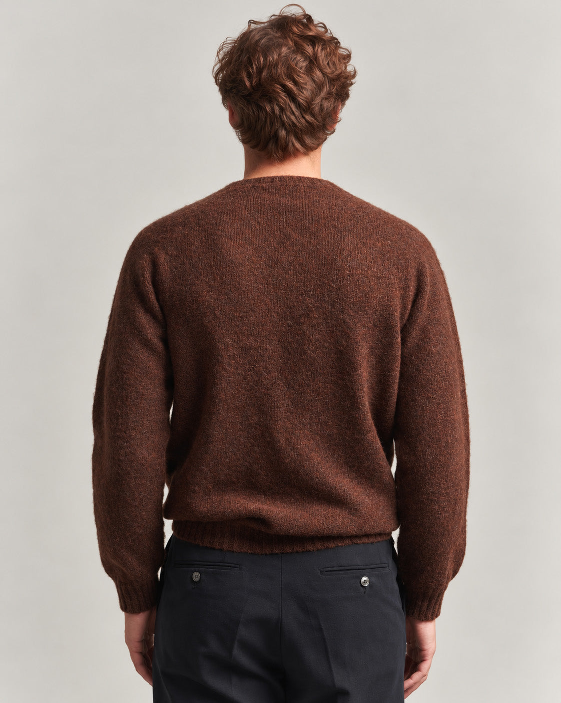 Zachte Crewneck | Seamfree Saddle Shoulder Shetland