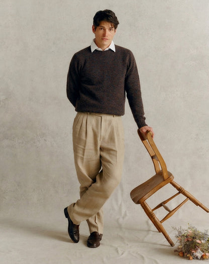 Zachte Crewneck | Seamfree Saddle Shoulder Shetland