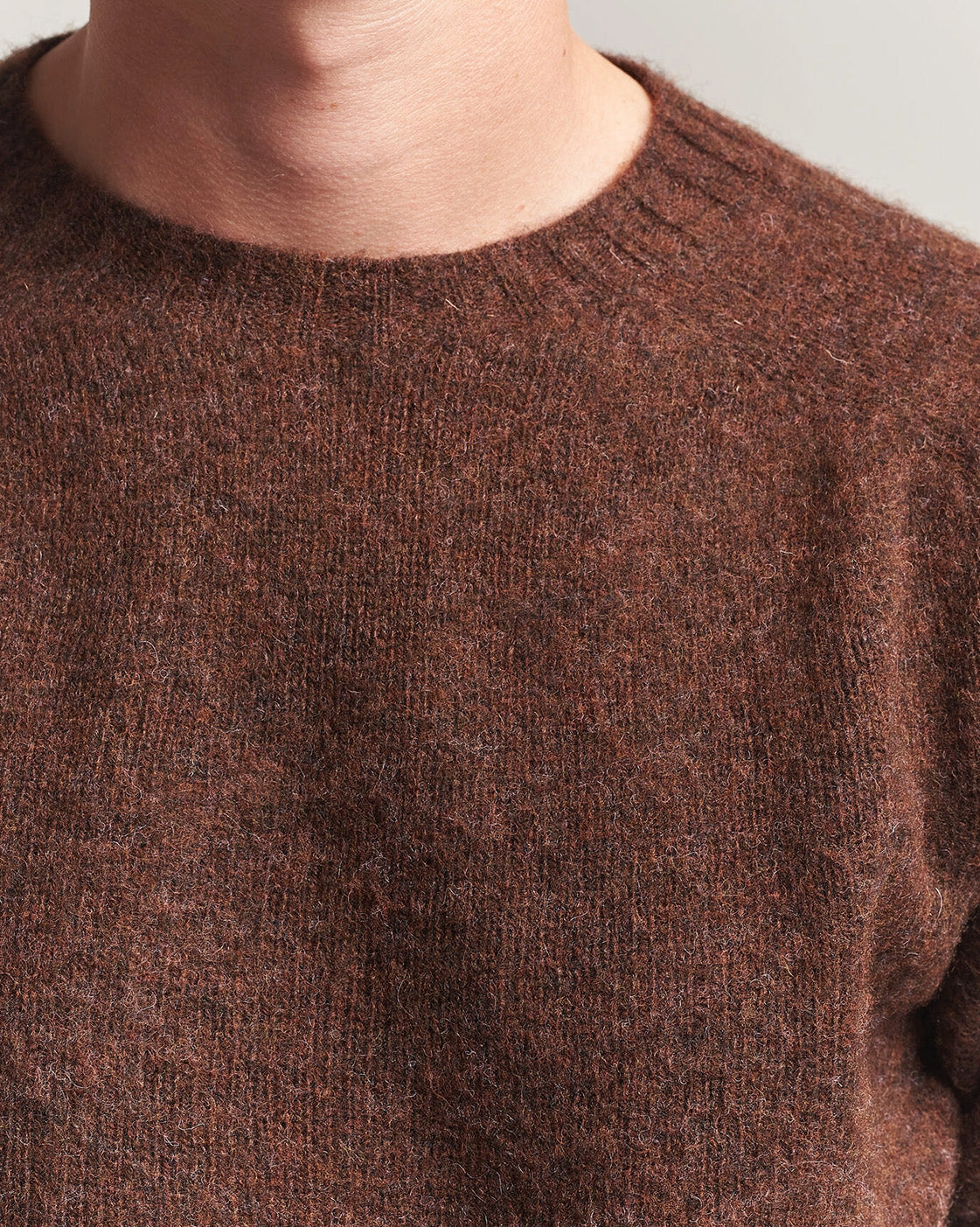 Zachte Crewneck | Seamfree Saddle Shoulder Shetland