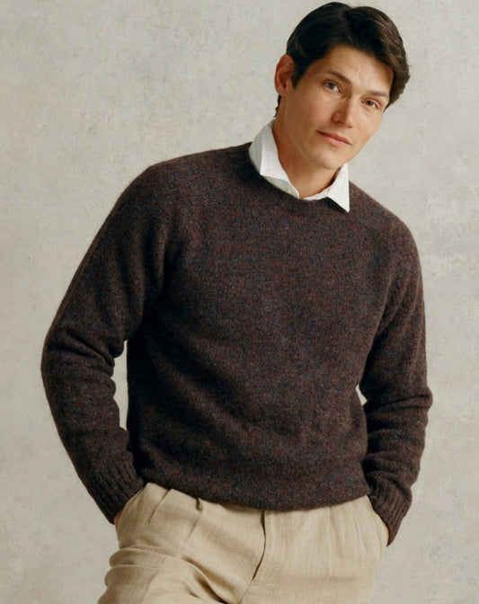 Zachte Crewneck | Seamfree Saddle Shoulder Shetland