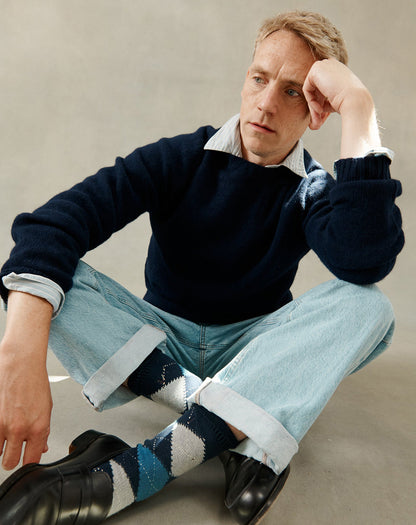 Zachte Crewneck | Seamfree Saddle Shoulder Shetland