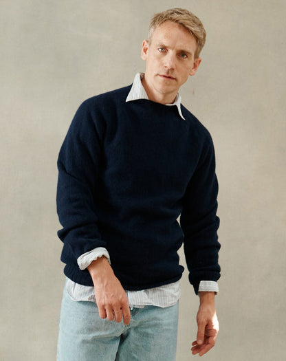 Zachte Crewneck | Seamfree Saddle Shoulder Shetland