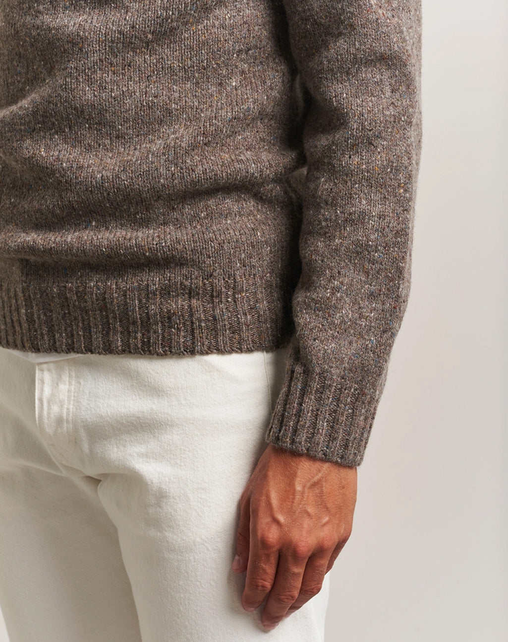 Wollen Crewneck | Glenugie Nep Crew Neck Sweater