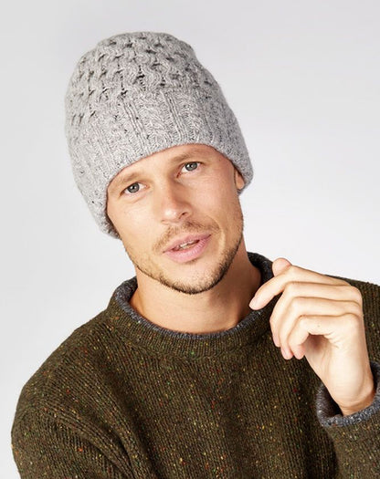 Luxe wollen Aran muts | Luxe Aran Hat