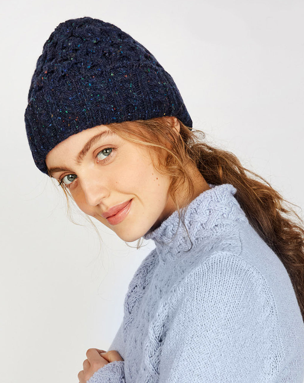 Luxe wollen Aran muts | Luxe Aran Hat