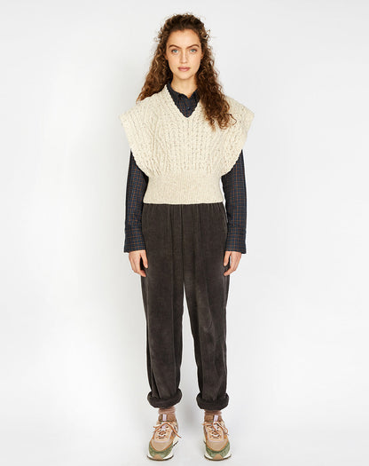 Gebreide spencer | Farmleigh Diamond Vest