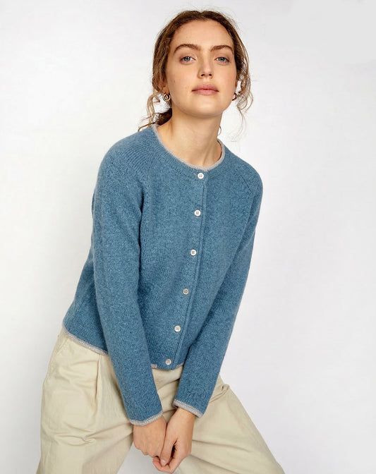 Zacht Iers vest met kasjmier| Killiney Cardigan