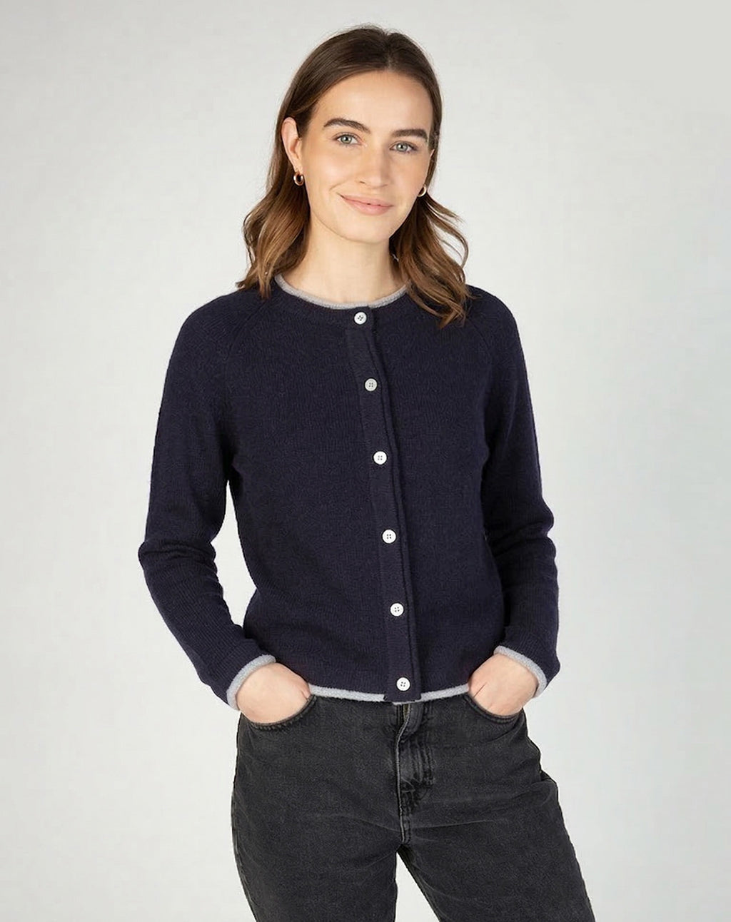Zacht Iers vest met kasjmier| Killiney Cardigan