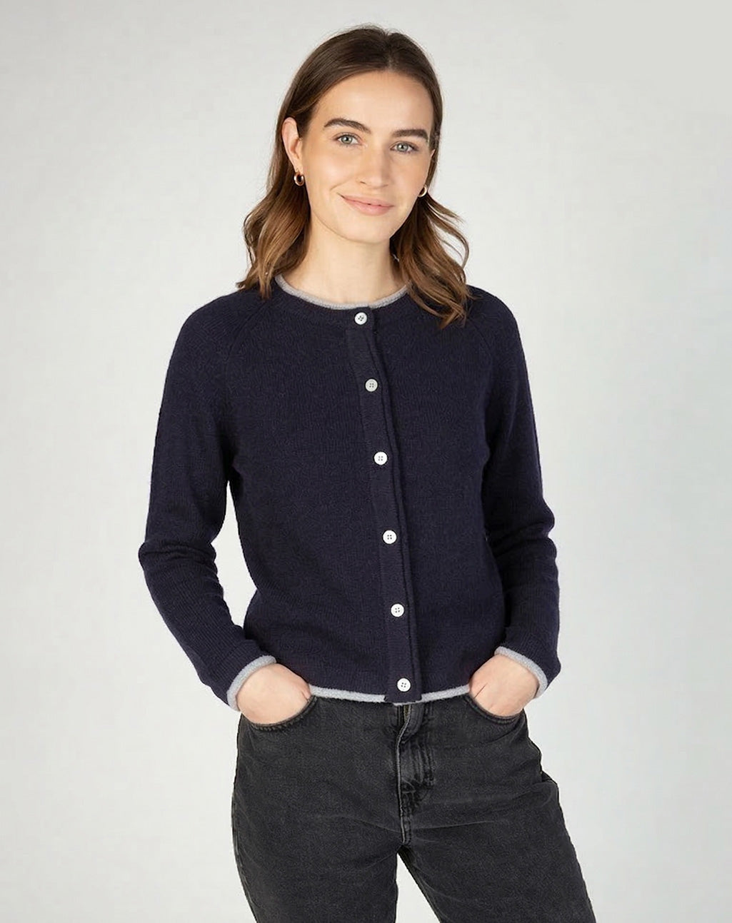 Zacht Iers vest met kasjmier| Killiney Cardigan