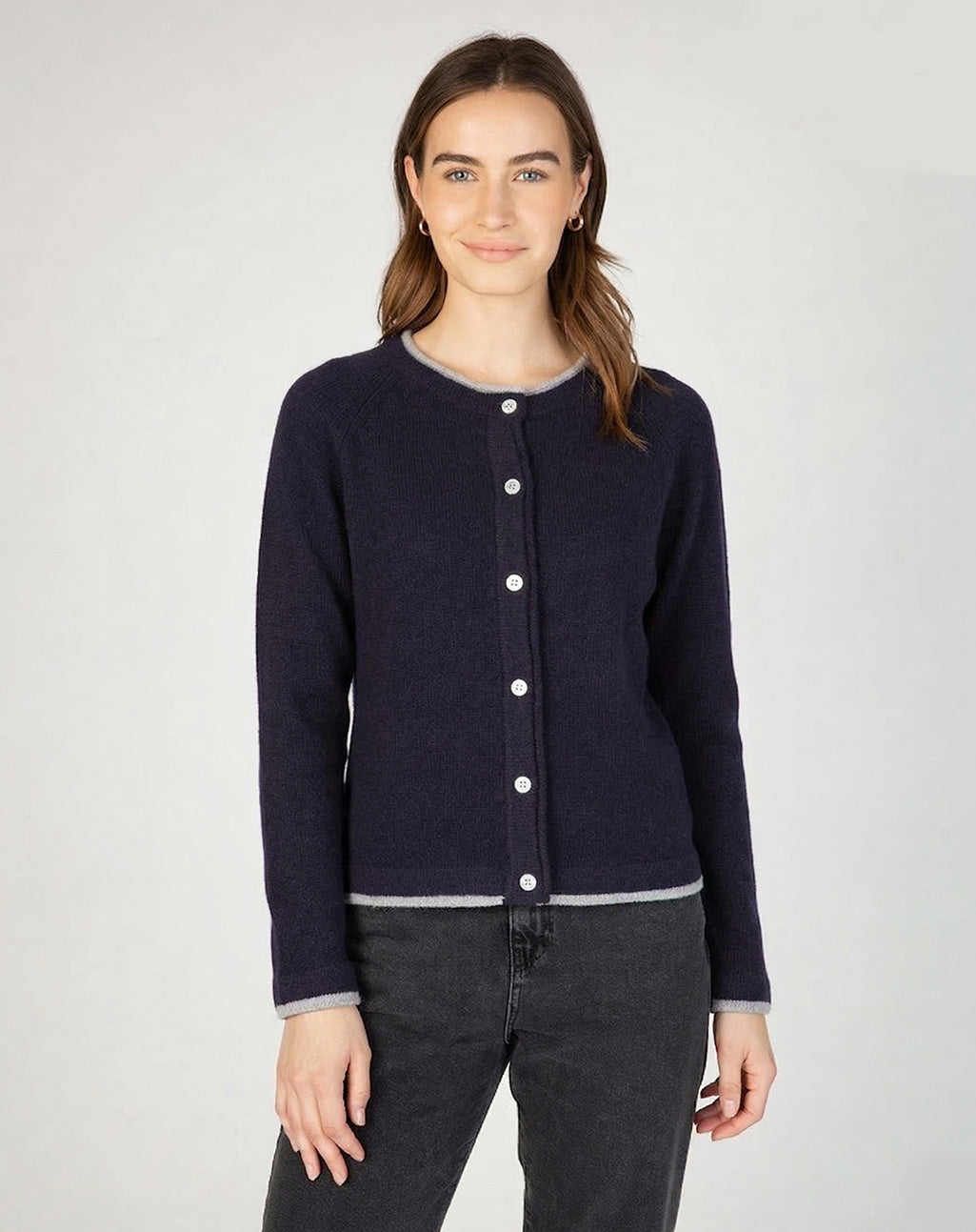 Zacht Iers vest met kasjmier| Killiney Cardigan