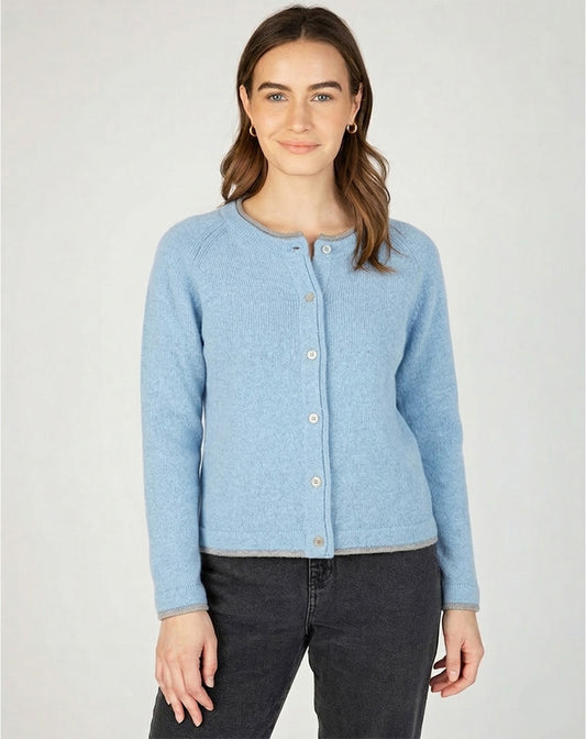 Zacht Iers vest met kasjmier| Killiney Cardigan