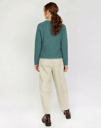 Zacht Iers vest met kasjmier| Killiney Cardigan