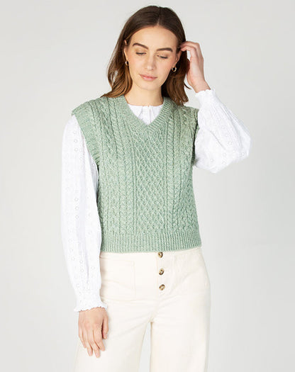 Ierse Aran spencer | Pansy