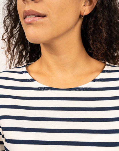 Traditioneel Bretons gestreept shirt | LICHT KATOEN | Minquidame