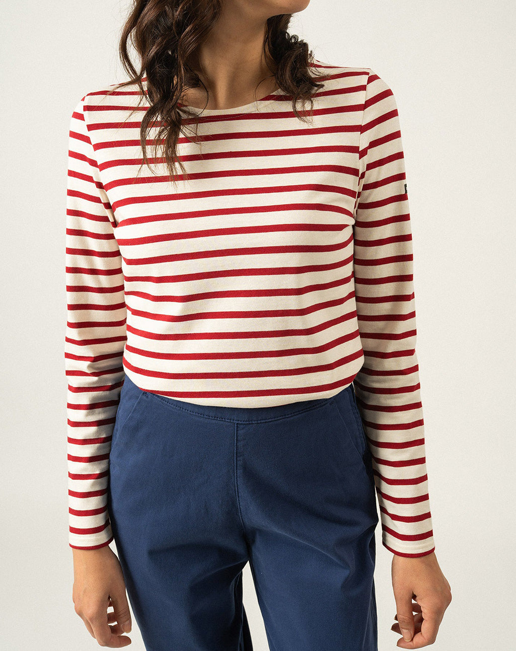 Traditioneel Bretons gestreept shirt | LICHT KATOEN | Minquidame