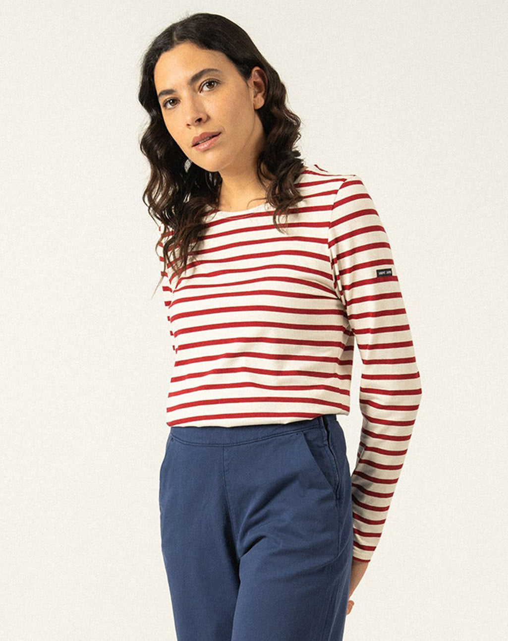Traditioneel Bretons gestreept shirt | LICHT KATOEN | Minquidame
