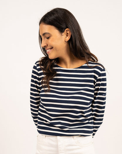 Traditioneel Bretons gestreept shirt | LICHT KATOEN | Minquidame