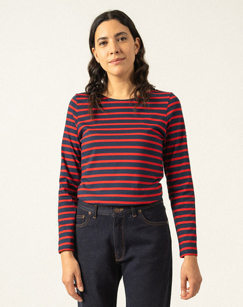Traditioneel Bretons gestreept shirt | LICHT KATOEN | Minquidame