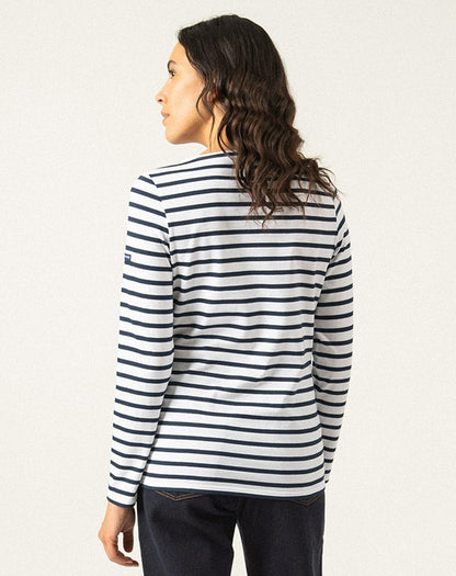 Traditioneel Bretons gestreept shirt | LICHT KATOEN | Minquidame