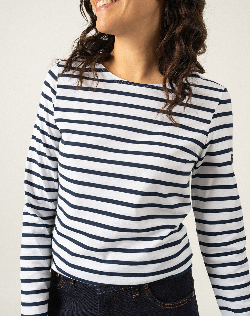 Traditioneel Bretons gestreept shirt | LICHT KATOEN | Minquidame