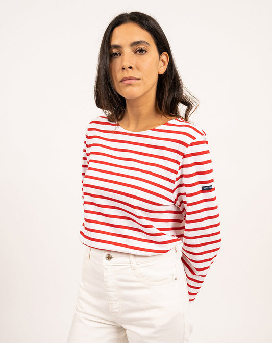 Traditioneel Bretons gestreept shirt | LICHT KATOEN | Minquidame