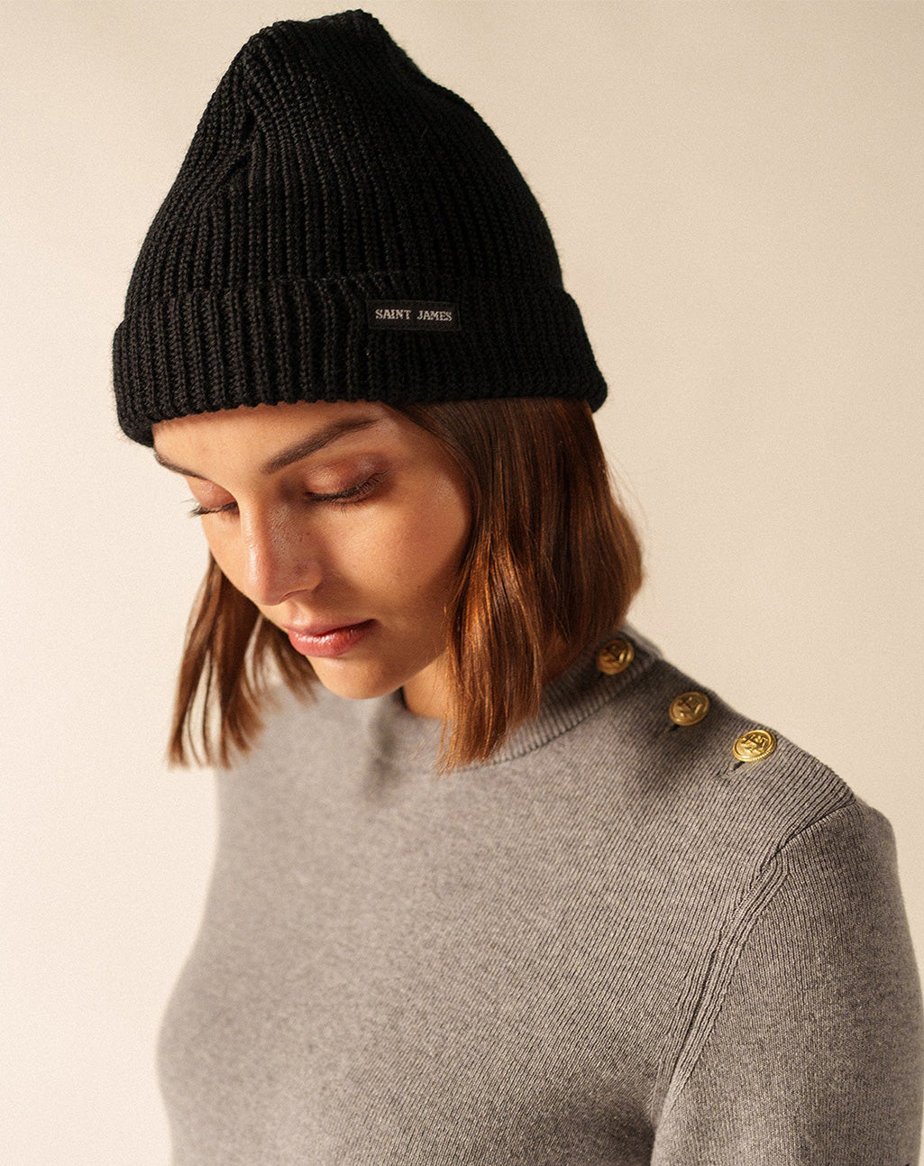 Wollen muts | UNISEX | Bonnet Perlé