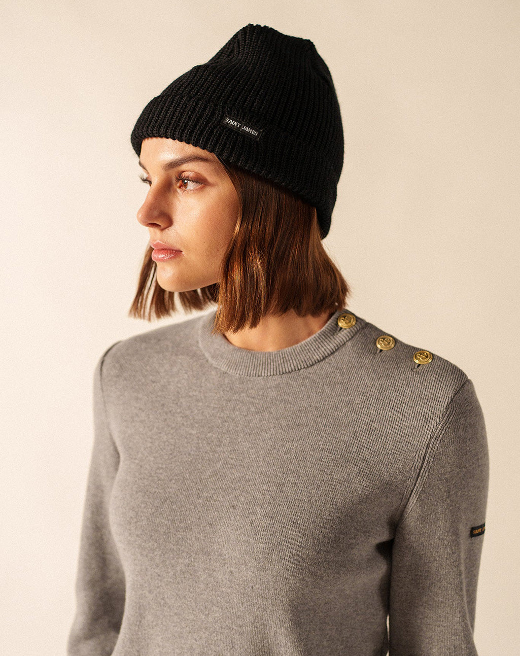 Wollen muts | UNISEX | Bonnet Perlé