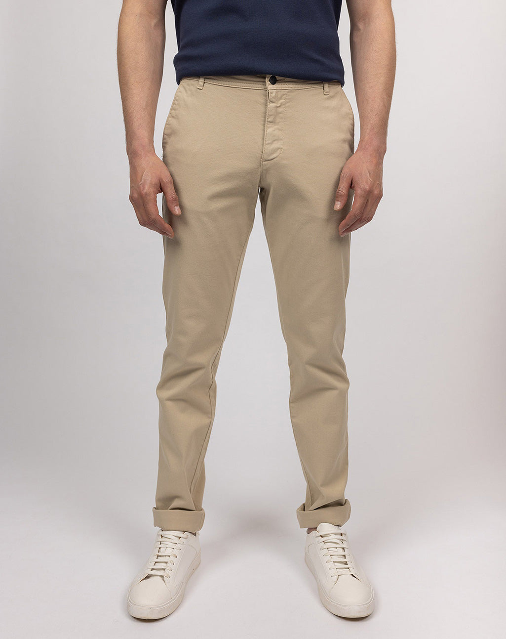 Chino broek van stretch katoen | Voile Été
