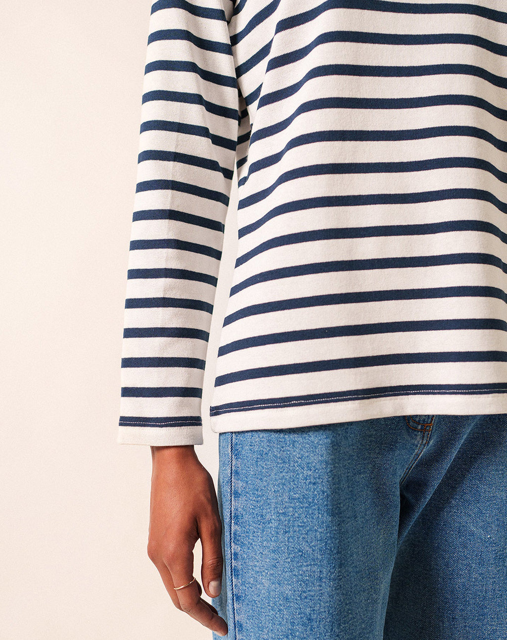 Het klassiek Bretons gestreepte shirt (marinière) | ZWAAR KATOEN | Meridame II
