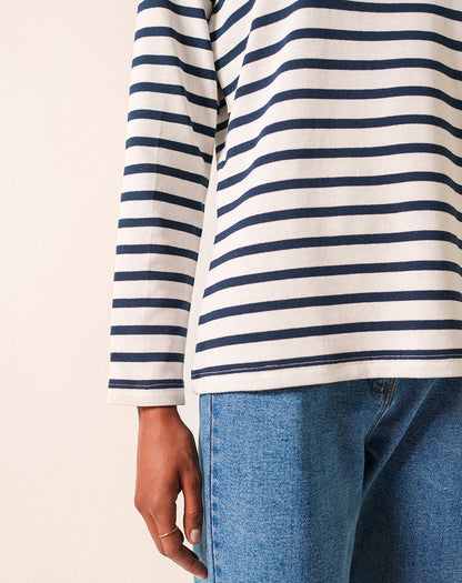 Het klassiek Bretons gestreepte shirt (marinière) | ZWAAR KATOEN | Meridame II
