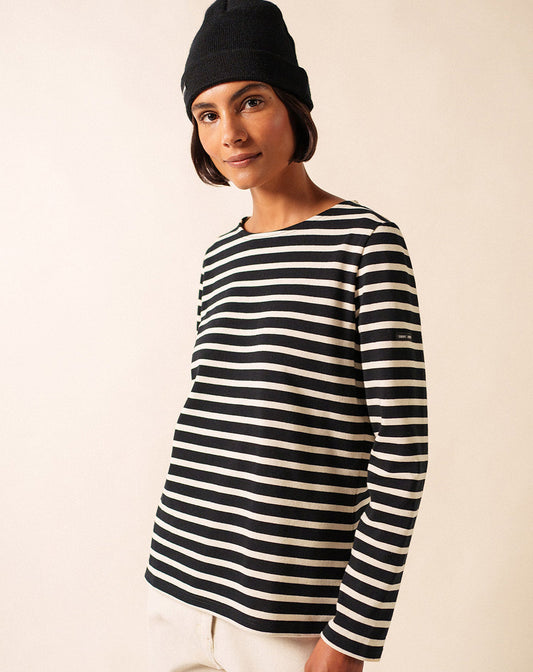 Het klassiek Bretons gestreepte shirt (marinière) | ZWAAR KATOEN | Meridame II