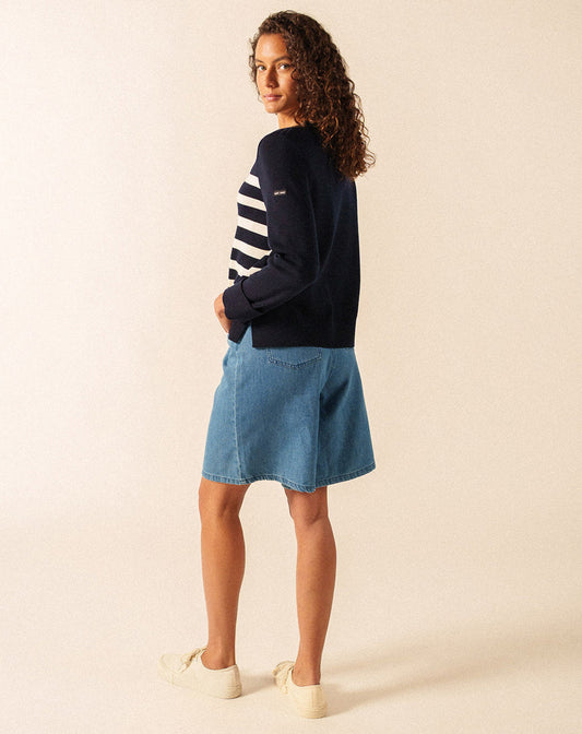 Wollen trui met boothals | Marseillan