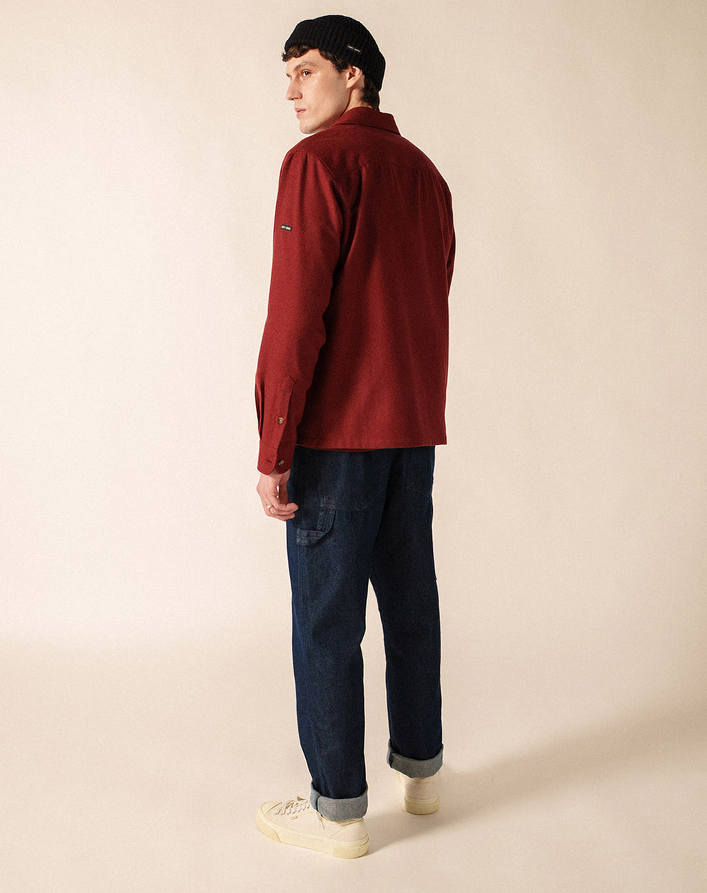 Wol flanellen overshirt | St Fabio