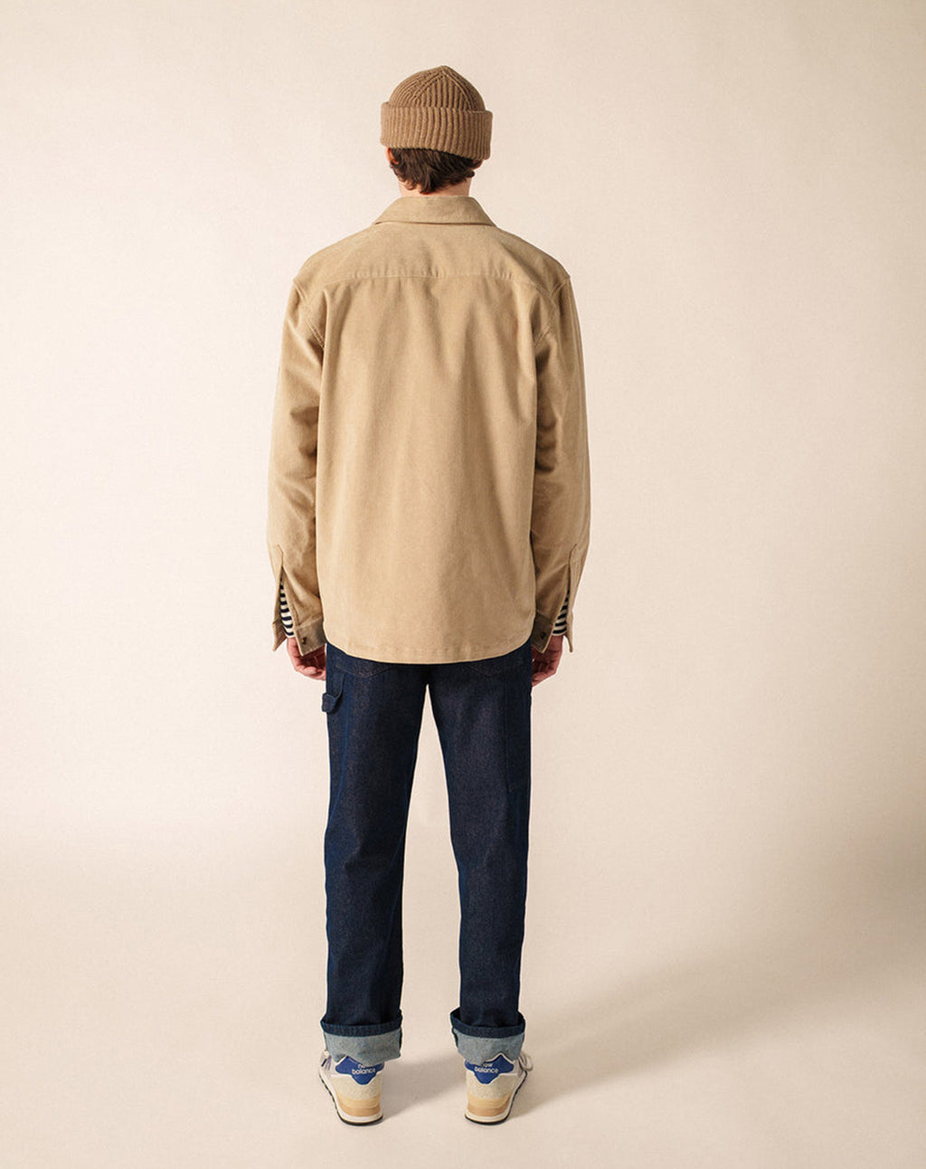 Ribfluwelen overshirt | St Firmin