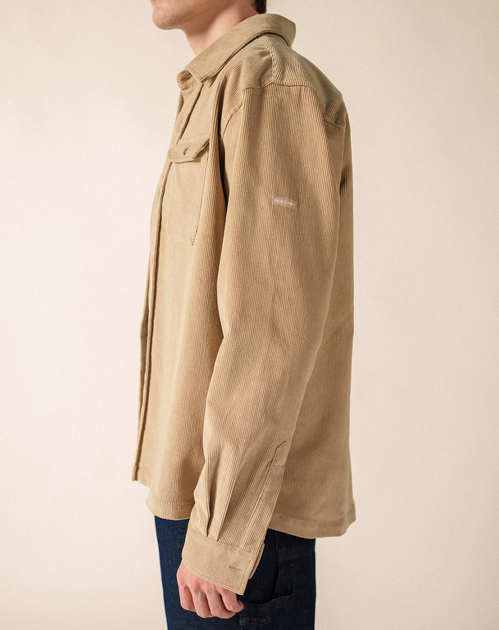 Ribfluwelen overshirt | St Firmin