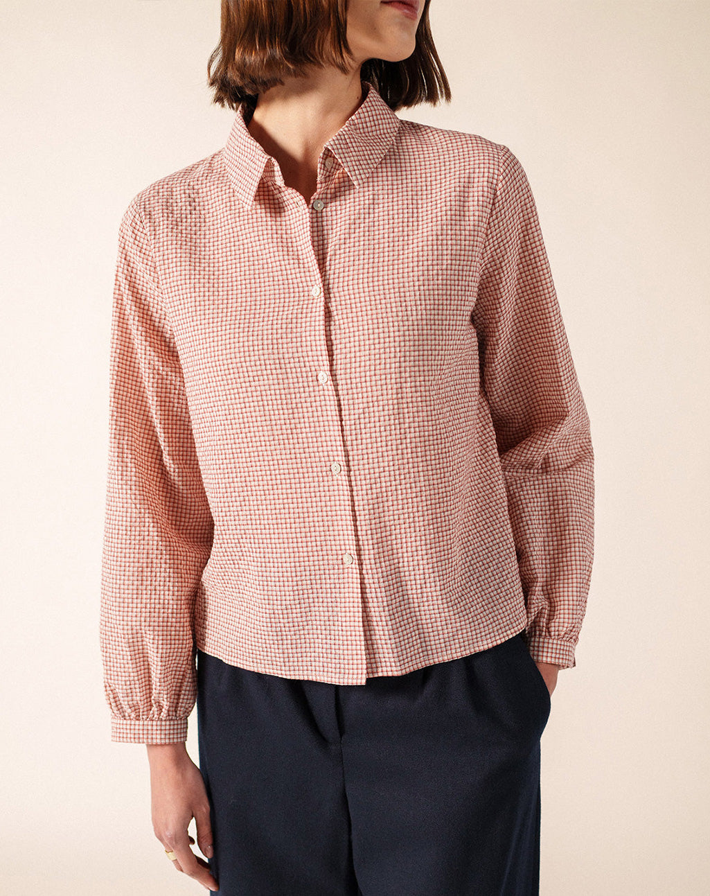 Lichte Katoen-Flanellen Blouse | Marianna ML