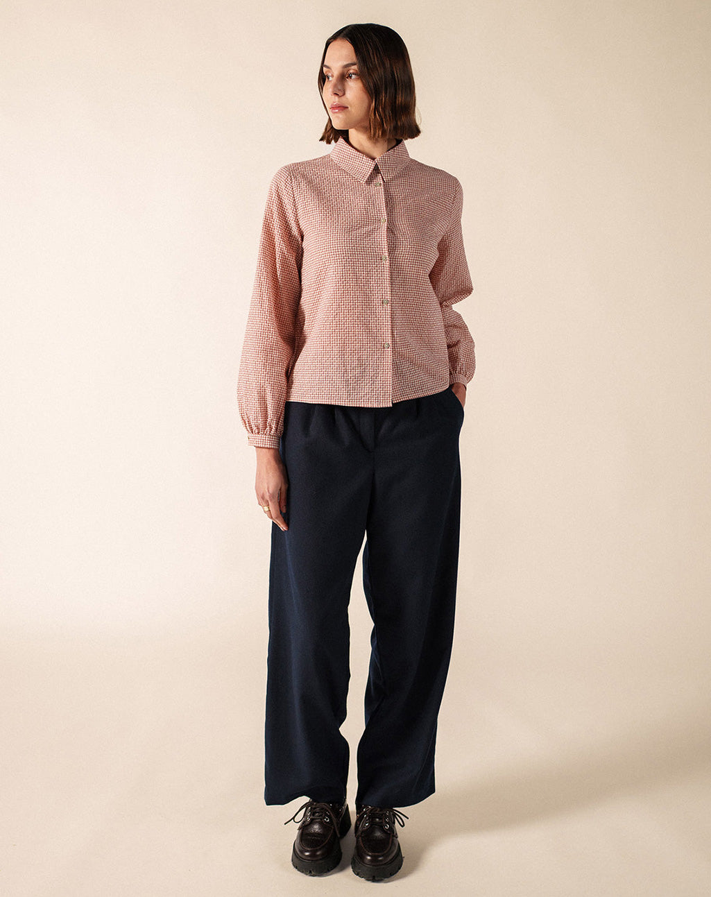Lichte Katoen-Flanellen Blouse | Marianna ML