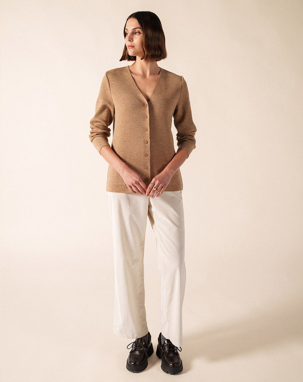 Klassiek wollen V-hals vest | Blainville