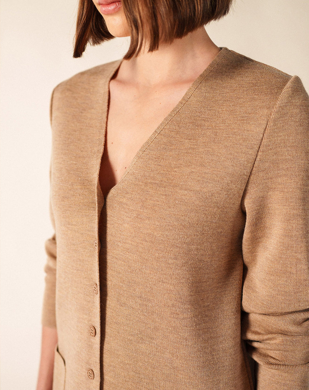 Klassiek wollen V-hals vest | Blainville