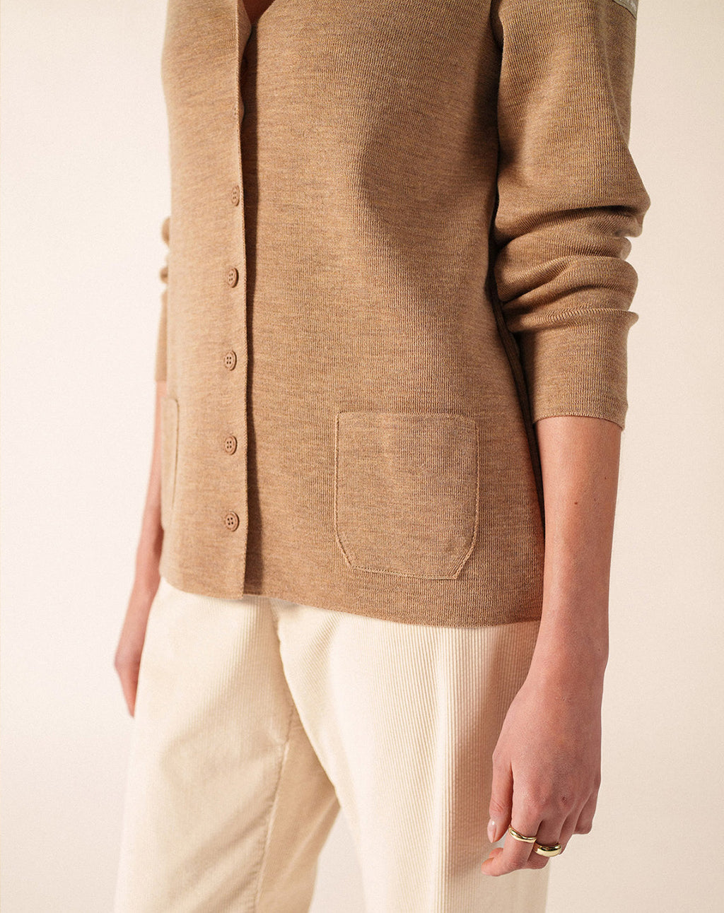 Klassiek wollen V-hals vest | Blainville