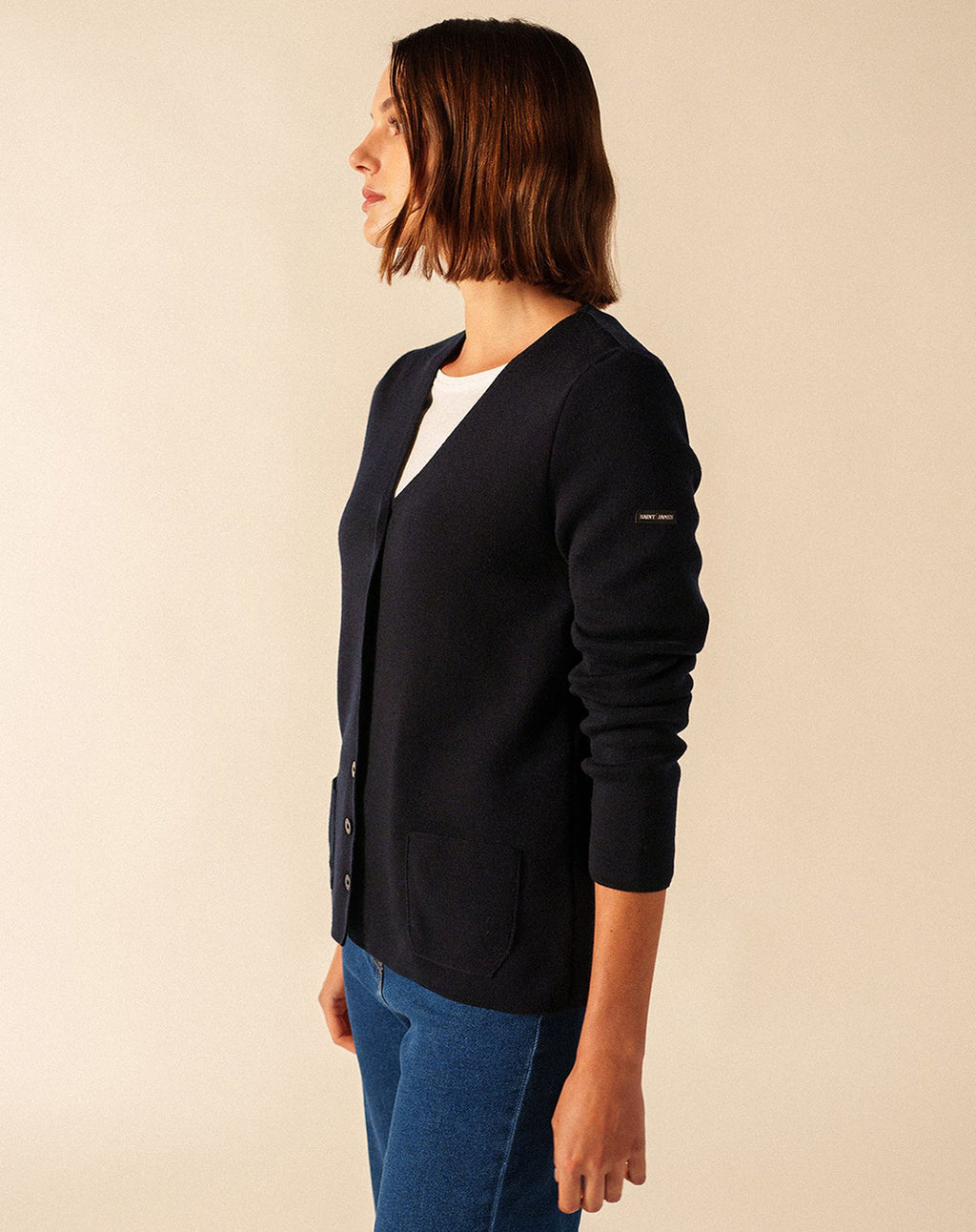 Klassiek wollen V-hals vest | Blainville
